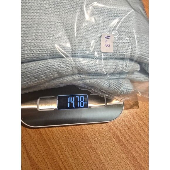 Abercrombie Kids Sweater Dress 13/14 Metallic Blue long Sleeve Pullover Casual - Picture 9 of 15